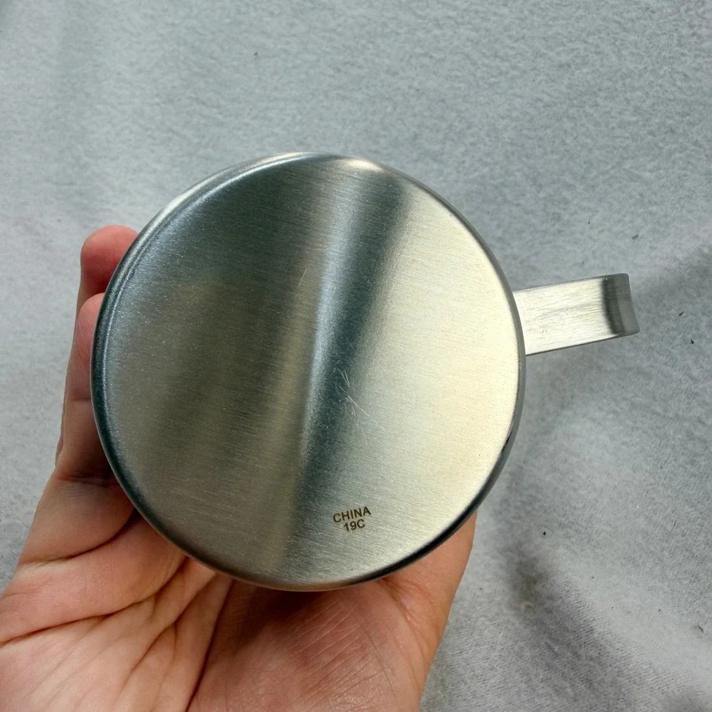 Pampered Chef Stainless Steel Flour Sugar Shaker Mesh Dredger with Storage Lid